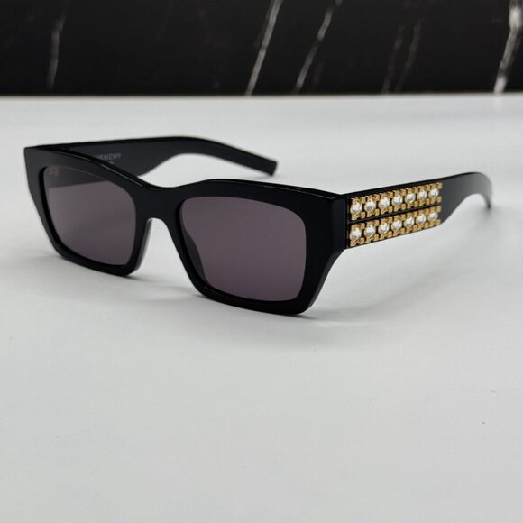 NEW GV40077I 01A GIVENCHY WOMEN SUNGLASSES BLACK EYEWEAR GIVENCHY main image 4
